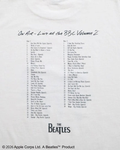 The Beatles ビートルズ レコードプリントTee / 半袖Tシャツ White