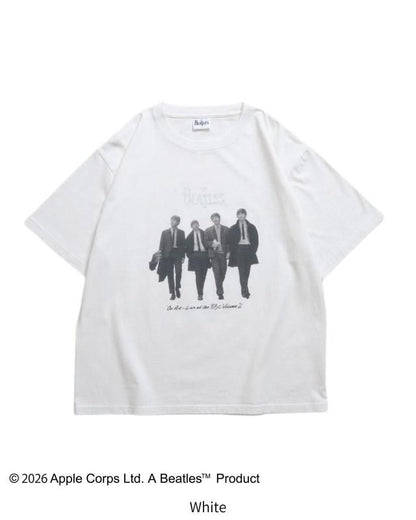 The Beatles ビートルズ レコードプリントTee / 半袖Tシャツ White