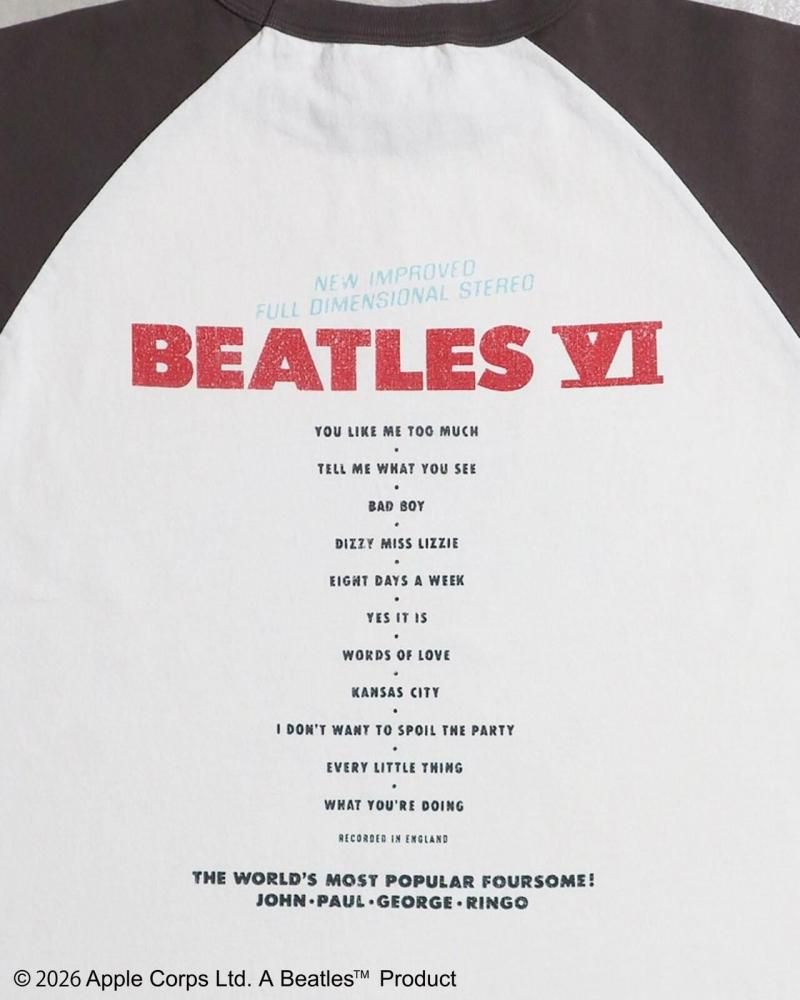 The Beatles ビートルズ レコードラグランTee / 半袖Tシャツ Charcoal