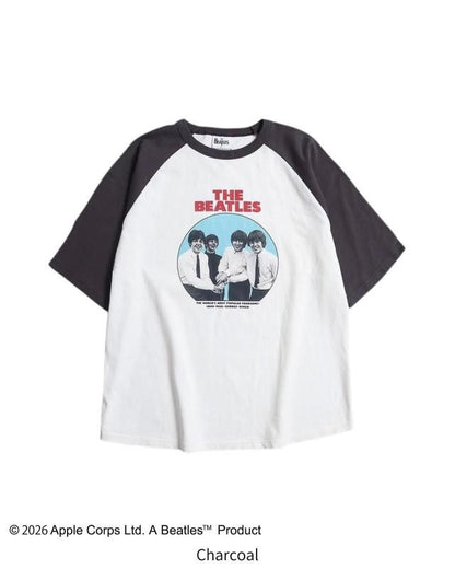 The Beatles ビートルズ レコードラグランTee / 半袖Tシャツ Charcoal