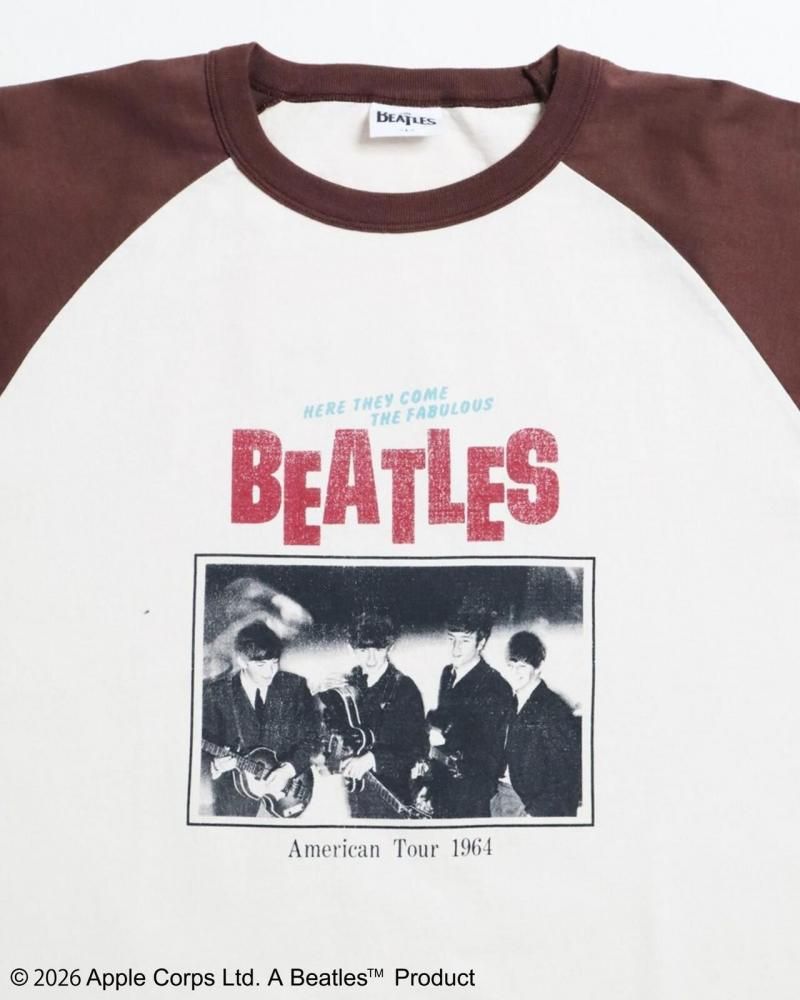 The Beatles ビートルズ ツアーラグランTee / 半袖Tシャツ Brown