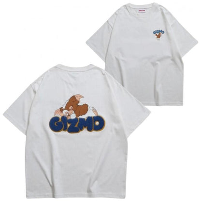 GREMLINS グレムリン ギズモ サガラ刺繍ロゴTee / 半袖Tシャツ White