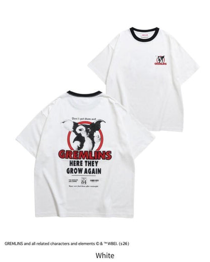 GREMLINS グレムリン ギズモ サークルリンガーTee / 半袖Tシャツ White