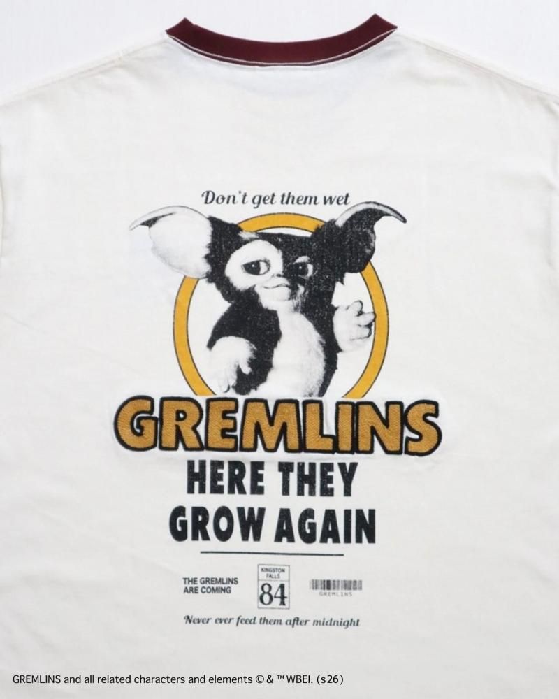 GREMLINS グレムリン ギズモ サークルリンガーTee / 半袖Tシャツ Ivory
