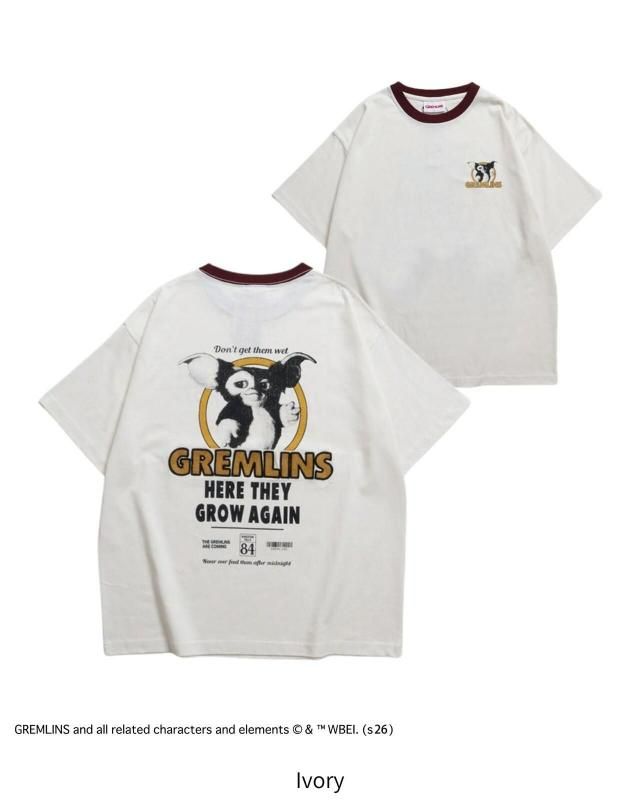 GREMLINS グレムリン ギズモ サークルリンガーTee / 半袖Tシャツ Ivory