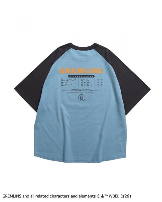 GREMLINS グレムリン ギズモ レトロポスターTee / 半袖Tシャツ Blue