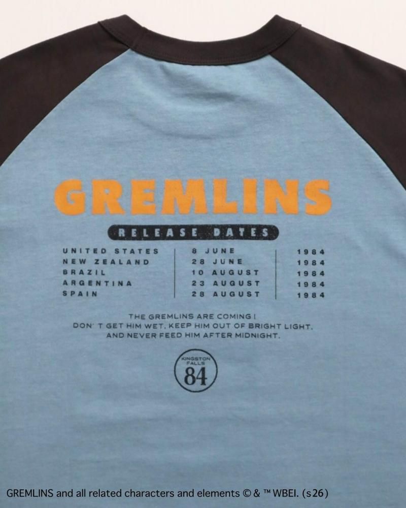 GREMLINS グレムリン ギズモ レトロポスターTee / 半袖Tシャツ Blue