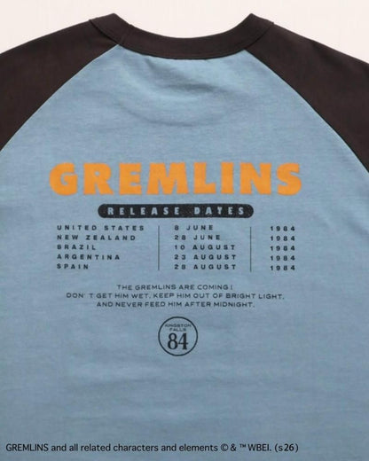 GREMLINS グレムリン ギズモ レトロポスターTee / 半袖Tシャツ Blue