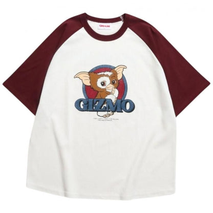 GREMLINS グレムリン ギズモ レトロポスターTee / 半袖Tシャツ Ringer Wine