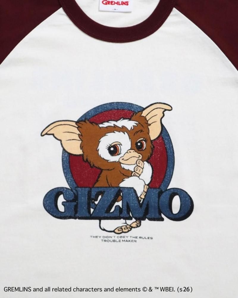 GREMLINS グレムリン ギズモ レトロポスターTee / 半袖Tシャツ Ringer Wine