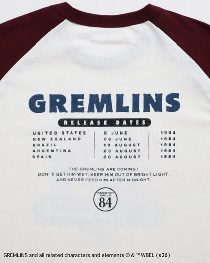 GREMLINS グレムリン ギズモ レトロポスターTee / 半袖Tシャツ Ringer Wine
