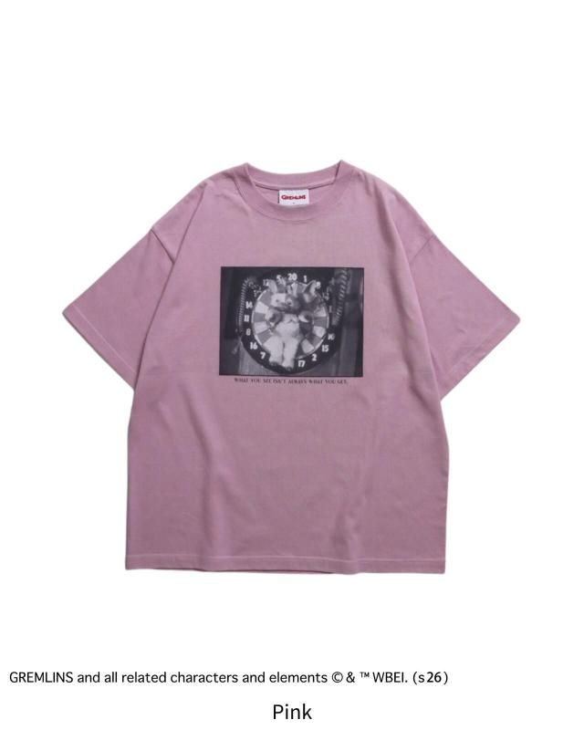 GREMLINS グレムリン ギズモ ダーツフォトTee / 半袖Tシャツ Pink