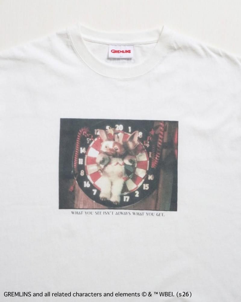 GREMLINS グレムリン ギズモ ダーツフォトTee / 半袖Tシャツ White