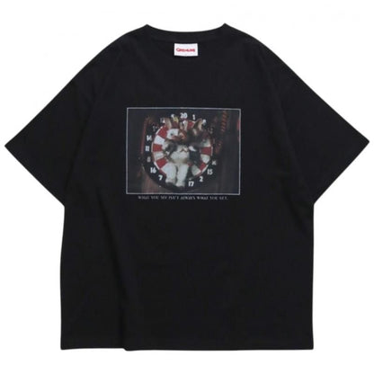 GREMLINS グレムリン ギズモ ダーツフォトTee / 半袖Tシャツ Black