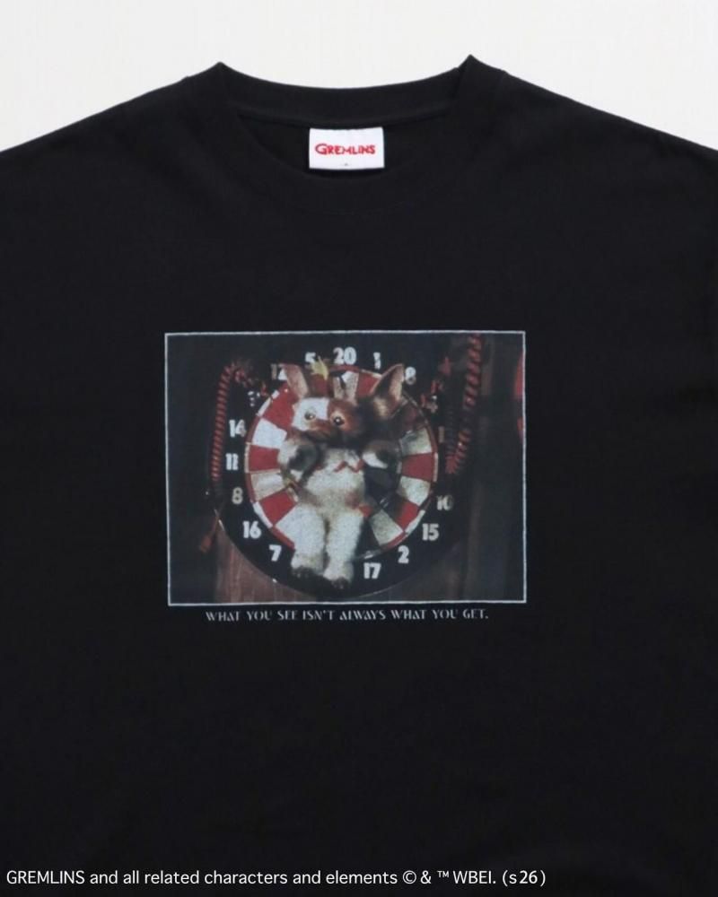 GREMLINS グレムリン ギズモ ダーツフォトTee / 半袖Tシャツ Black