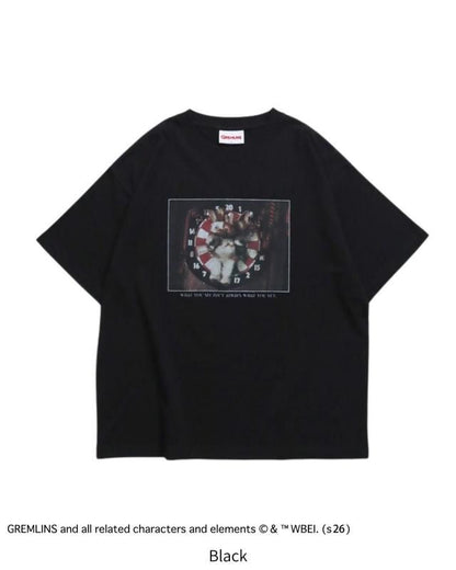 GREMLINS グレムリン ギズモ ダーツフォトTee / 半袖Tシャツ Black
