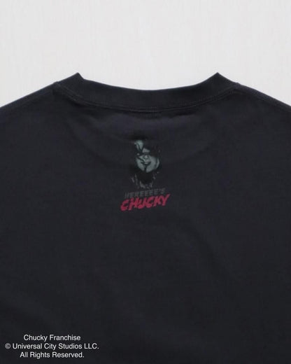 CHUCKY チャッキー BIGプリントTee 半袖Tシャツ チャイルド・プレイ Charcoal