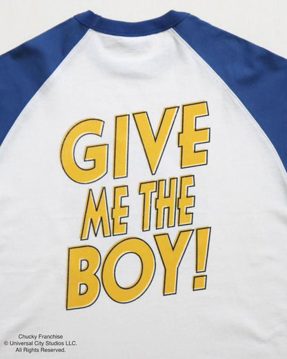 CHUCKY チャッキー サークルラグランTee 半袖Tシャツ チャイルド・プレイ Raglan Blue