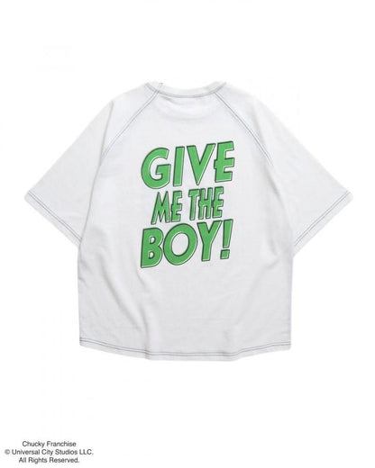 CHUCKY チャッキー サークルラグランTee 半袖Tシャツ チャイルド・プレイ White