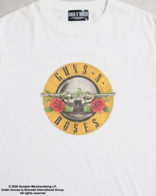 GUNS N’ ROSES ガンズ バンドロゴTee / 半袖Tシャツ White