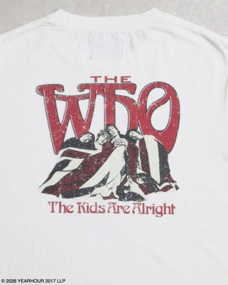 THE WHO バンドロゴTee / 半袖Tシャツ White