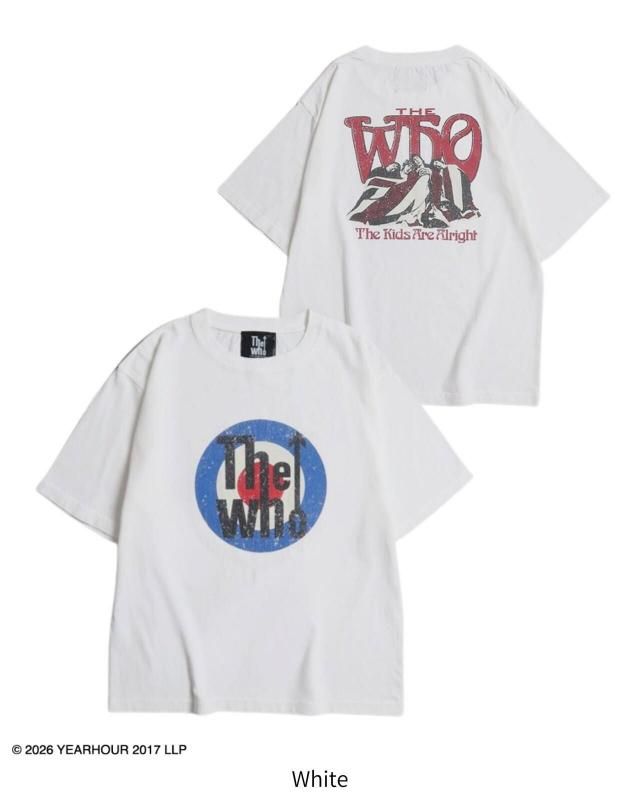 THE WHO バンドロゴTee / 半袖Tシャツ White