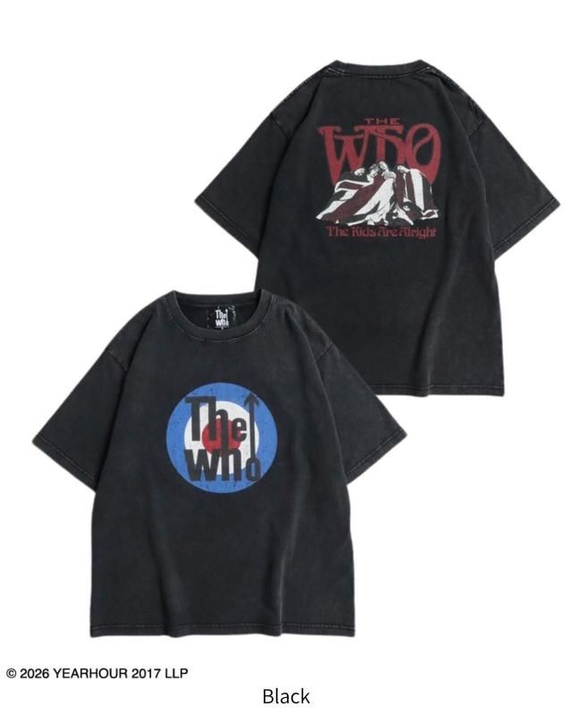 THE WHO バンドロゴTee / 半袖Tシャツ Black