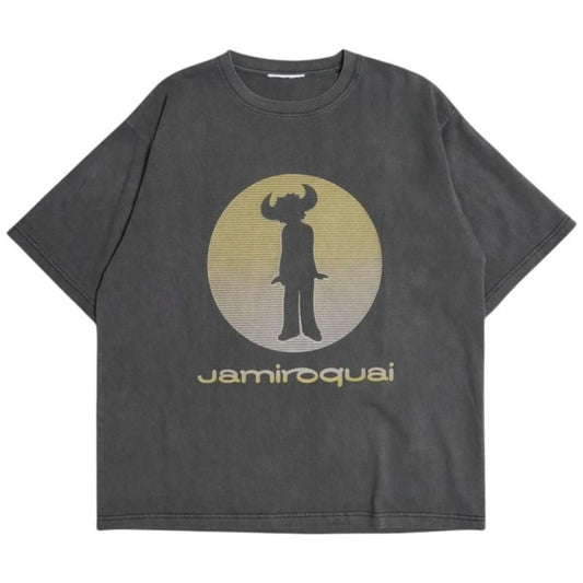 Jamiroquai ジャミロクワイ バッファローマンTシャツ 半袖 Charcoal