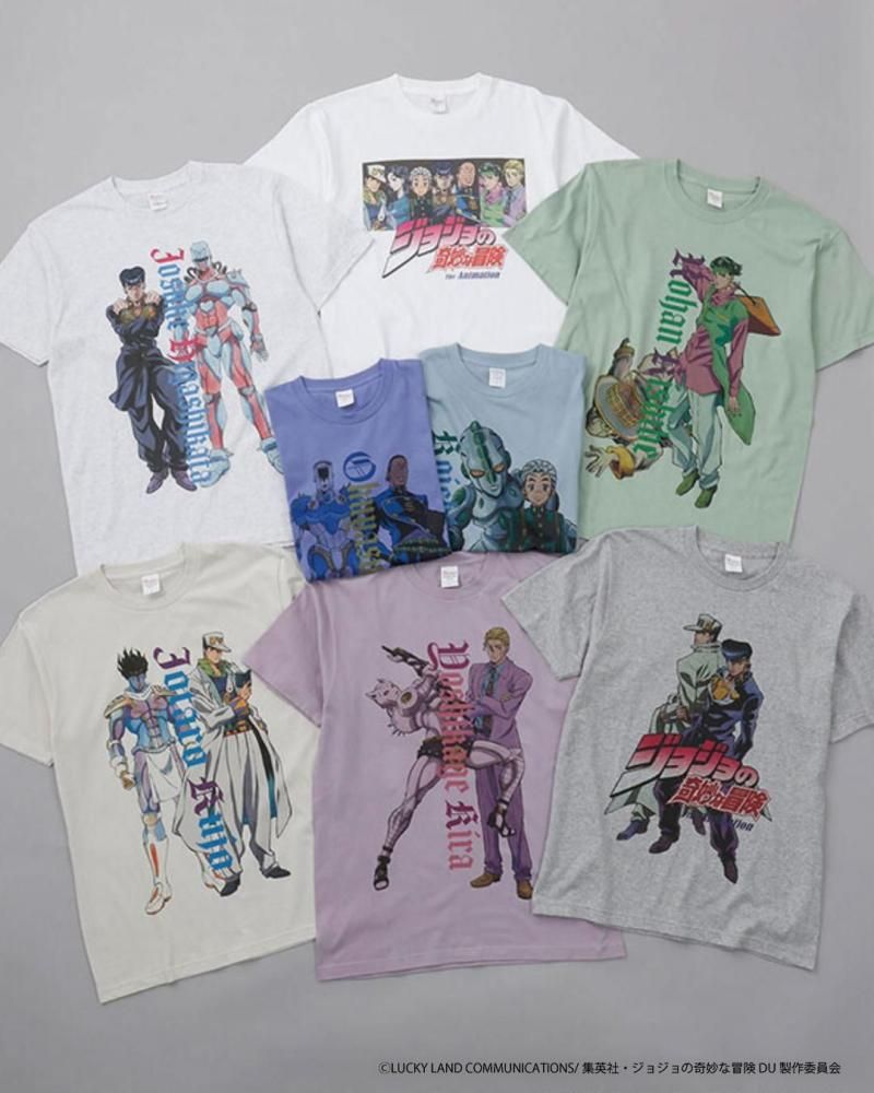 キャラクター Tシャツ アニメ『ジョジョの奇妙な冒険 ダイヤモンドは砕けない』 東方 仗助 BD1154 BD1155