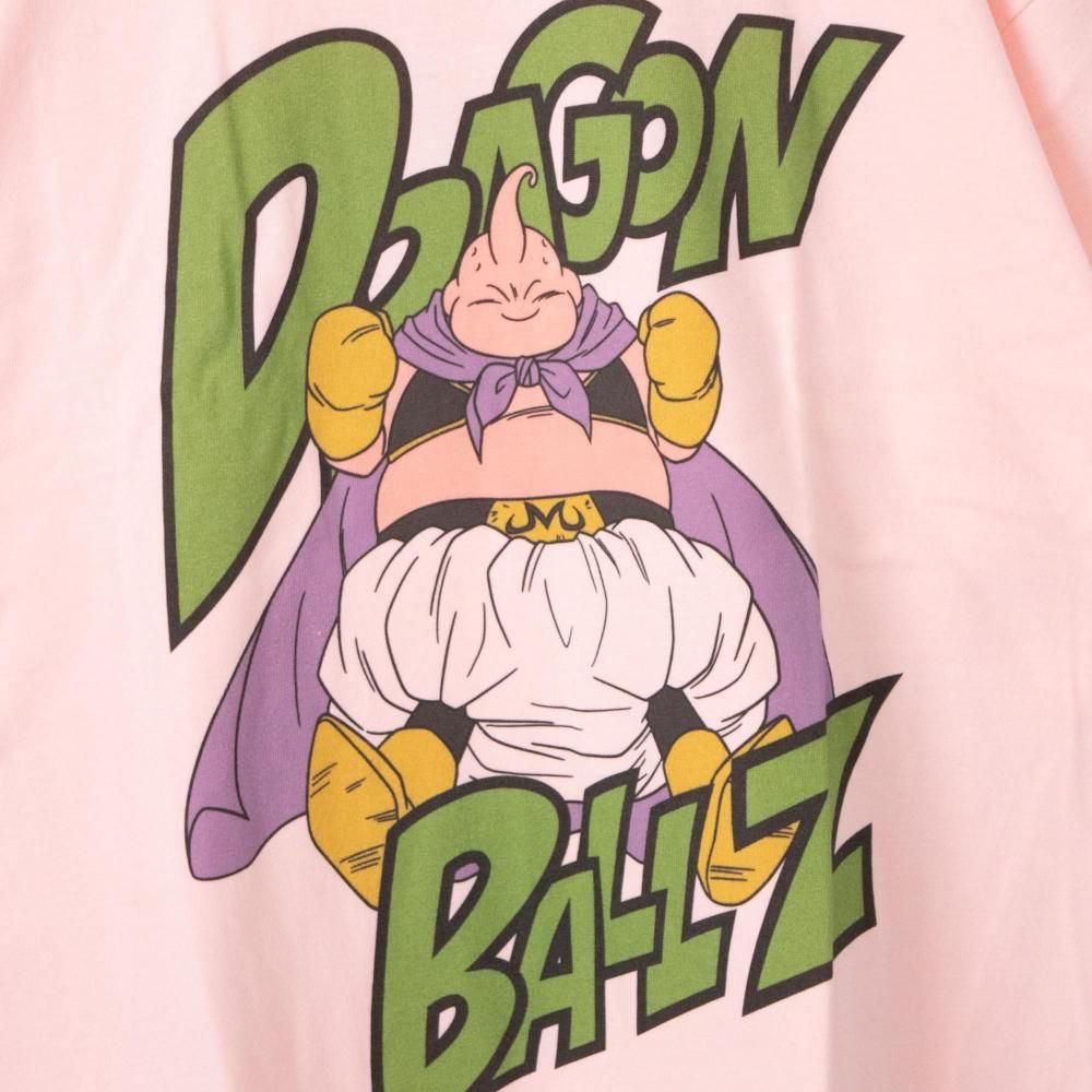 キャラクター Tシャツ ドラゴンボール 魔人ブウ＆ロゴ/PK TE1224 TE1225 (D010821）PINK