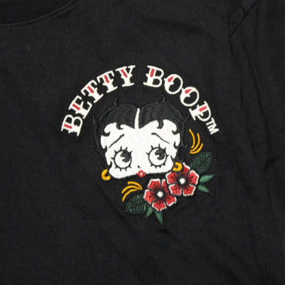 NEVERMIND × BETTY BOOP 天竺半袖 Tシャツ BBN-2603 BLACK
