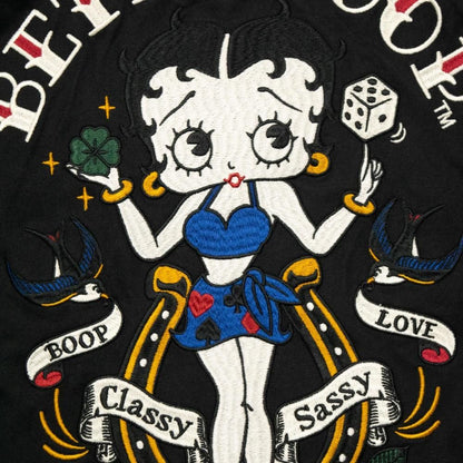 NEVERMIND × BETTY BOOP 天竺半袖 Tシャツ BBN-2603 BLACK