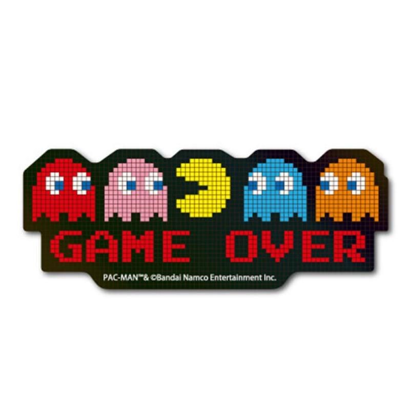 PAC-MAN ホログラムステッカー GAME OVER ドット パックマン PAC017