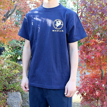 鬼太郎本舗 インクプリントTシャツ 目玉おやじ柄
