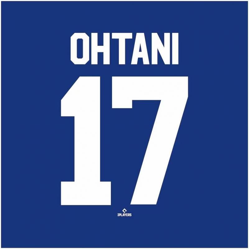 Fanatics ロサンゼルス・ドジャース 大谷翔平 ネームアンドナンバー Tシャツ キッズ ブルー