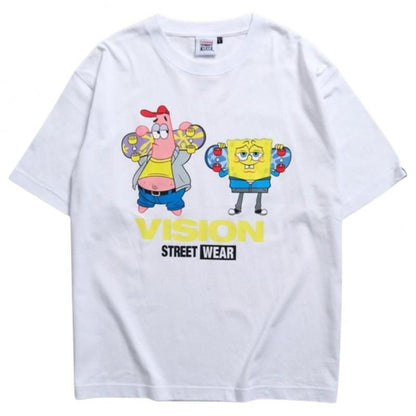 VISION STREET WEAR × スポンジ・ボブ SkaterTee / 半袖Tシャツ WHITE