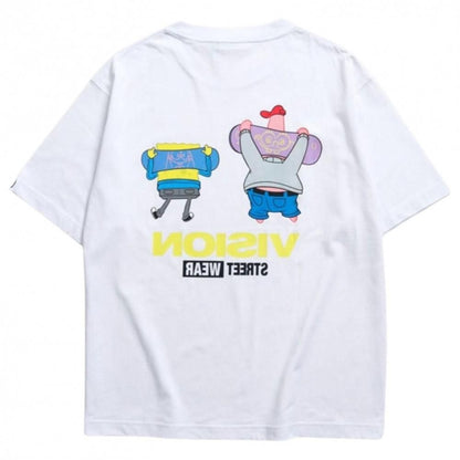 VISION STREET WEAR × スポンジ・ボブ SkaterTee / 半袖Tシャツ WHITE