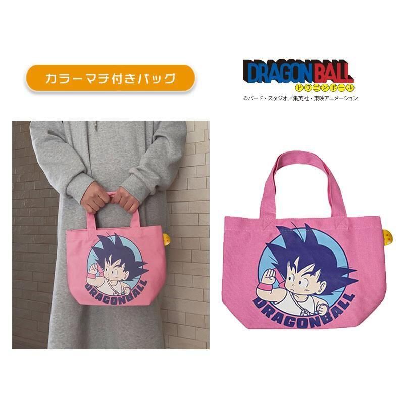 ドラゴンボール カラーマチ付 コットンバッグ トート 悟空 PK TE2040