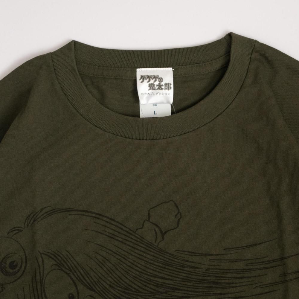 キャラクター Tシャツ ゲゲゲの鬼太郎 髪の毛針 MZ1095 MZ1096