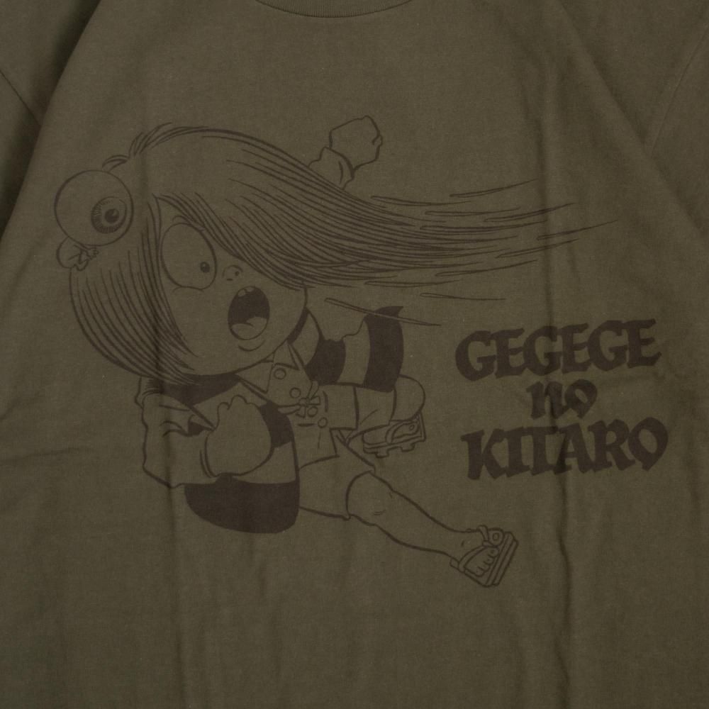 キャラクター Tシャツ ゲゲゲの鬼太郎 髪の毛針 MZ1095 MZ1096