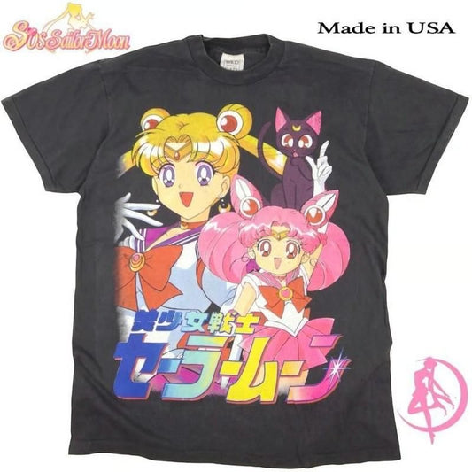 Pretty Guardian Sailor Moon T-shirt Made in USA Parallel Import 383