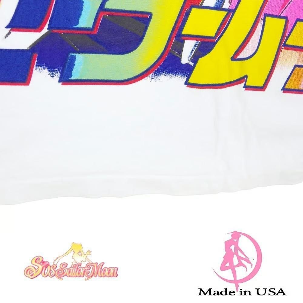 美少女戦士セーラームーン Tシャツ USA製 並行輸入品 WHITE 384