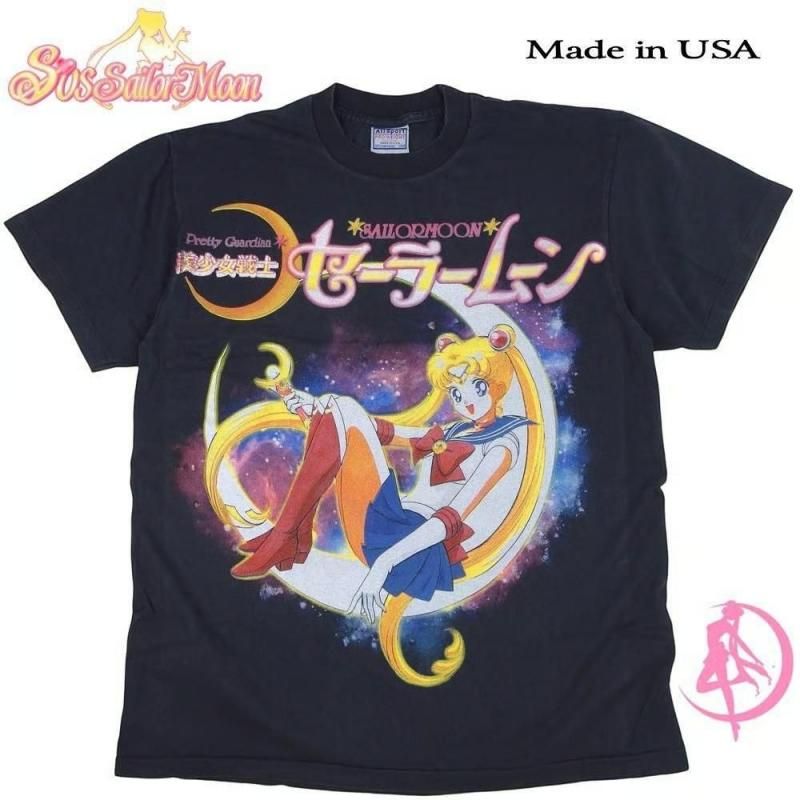 Pretty Guardian Sailor Moon T-shirt Made in USA Parallel Import Group 385