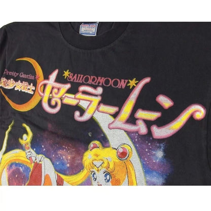 Pretty Guardian Sailor Moon T-shirt Made in USA Parallel Import Group 385