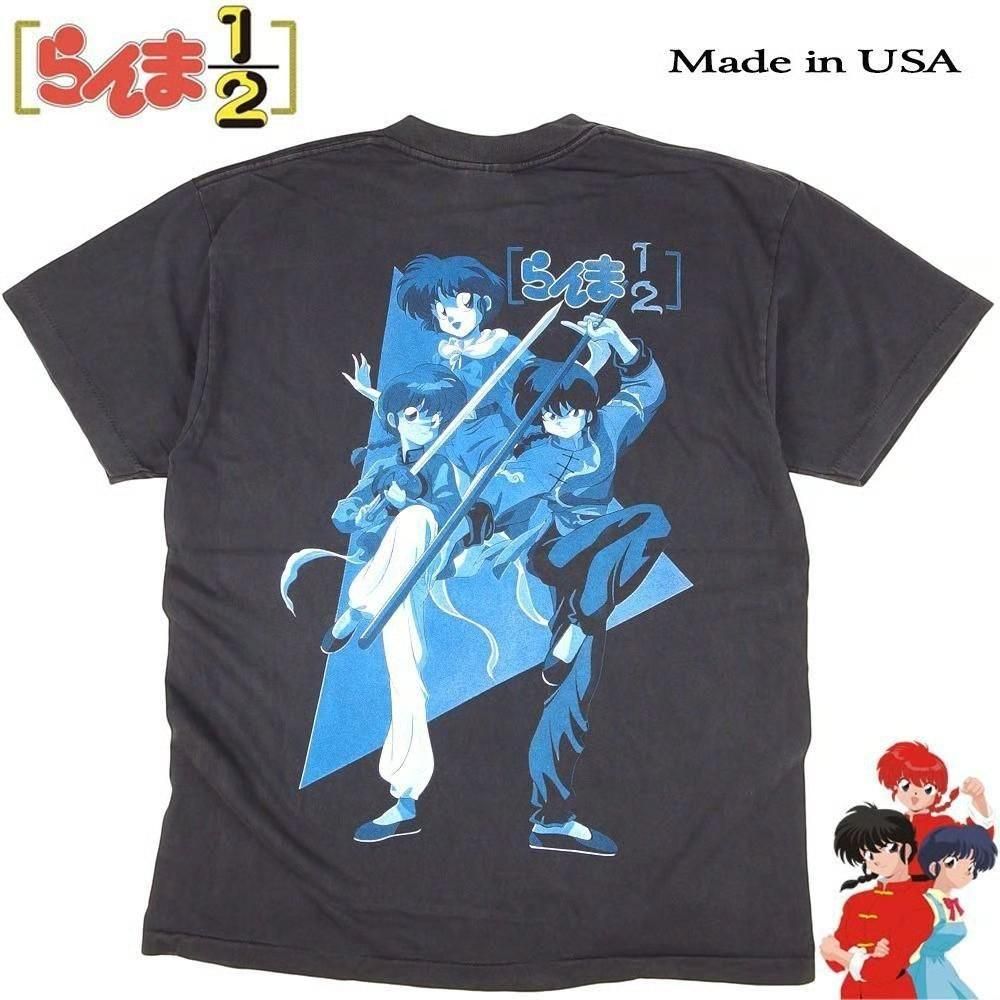 らんま1/2 並行輸入品 アニメ Tシャツ BLACK 403