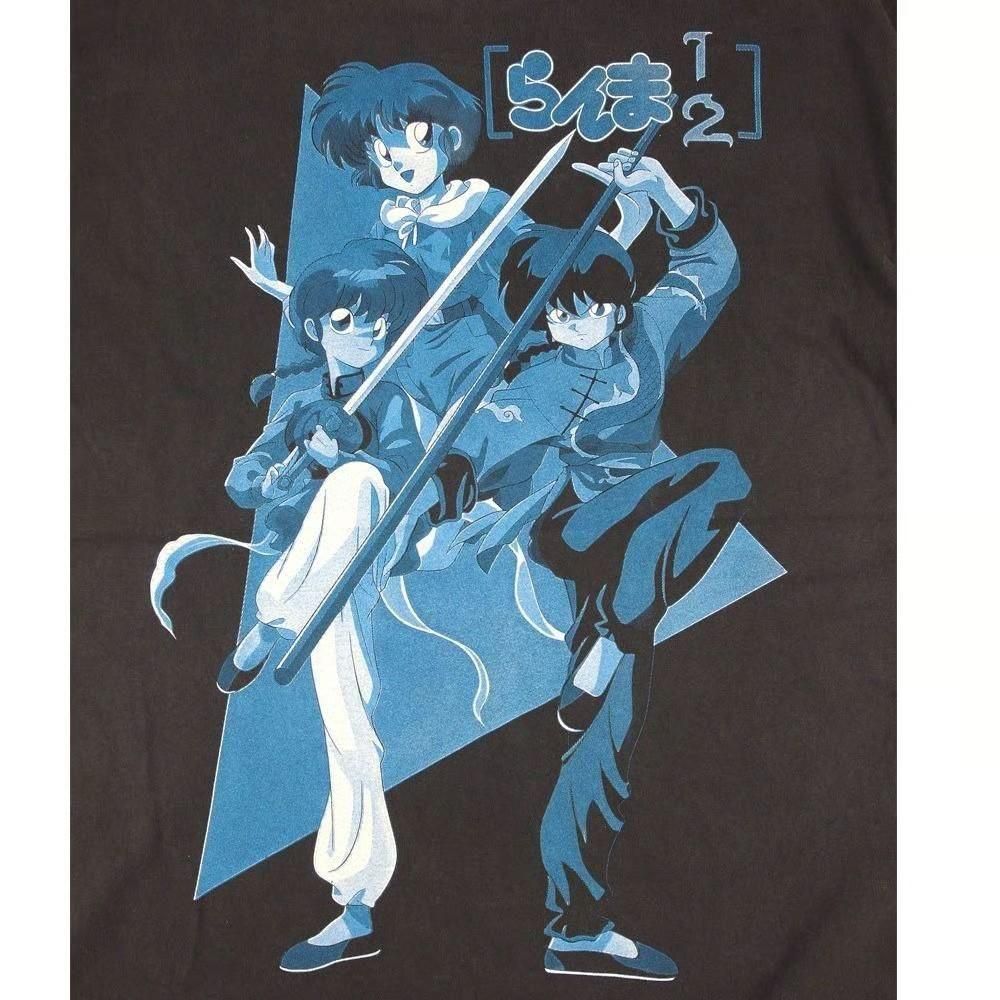 らんま1/2 並行輸入品 アニメ Tシャツ BLACK 403