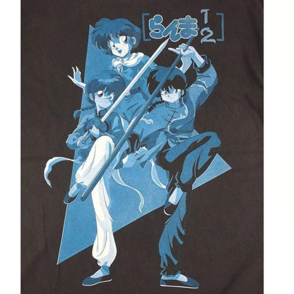 らんま1/2 並行輸入品 アニメ Tシャツ BLACK 403