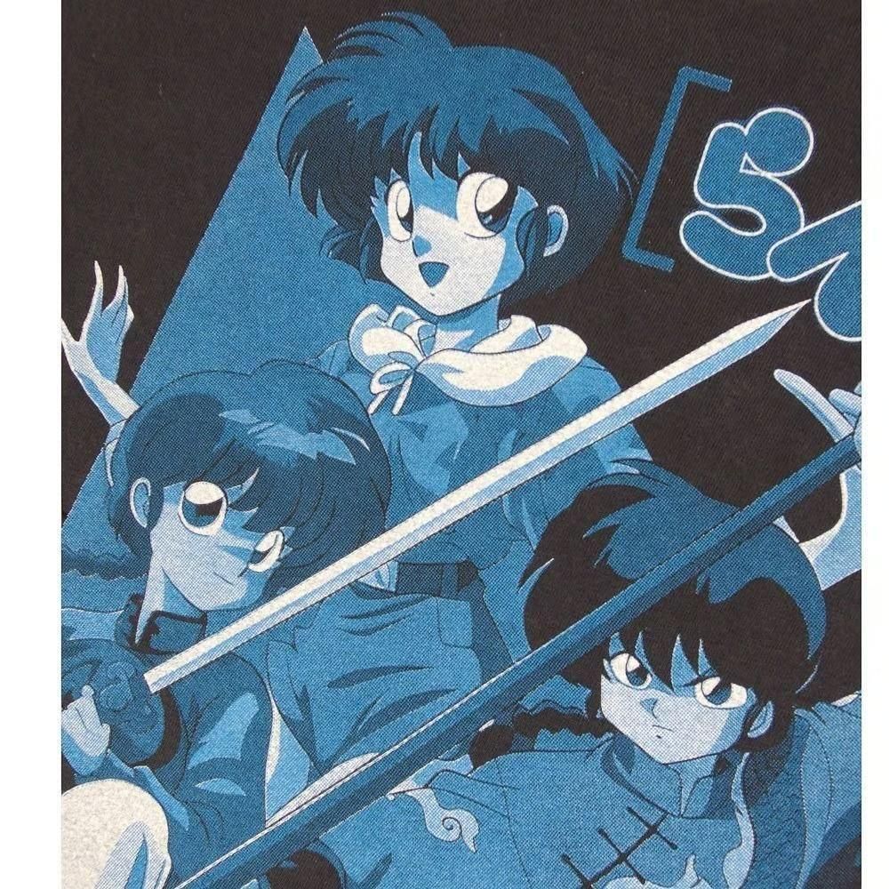らんま1/2 並行輸入品 アニメ Tシャツ BLACK 403