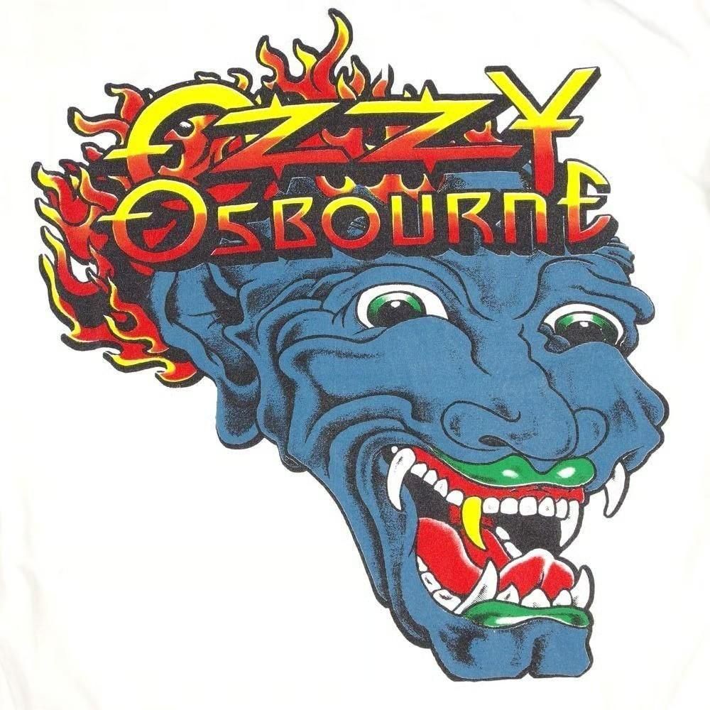 Ozzy Osbourne ロンT オジーオズボーン USA製 並行輸入品 Tシャツ WHITE 267