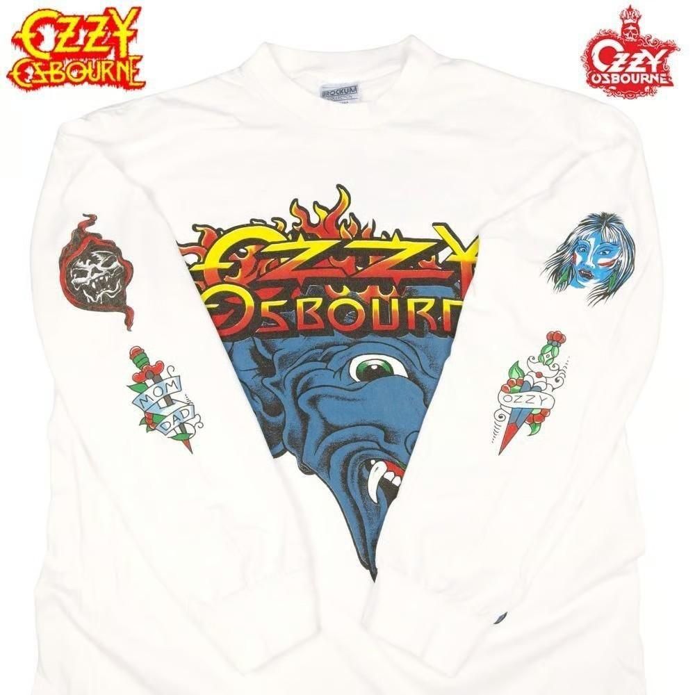 Ozzy Osbourne ロンT オジーオズボーン USA製 並行輸入品 Tシャツ WHITE 267